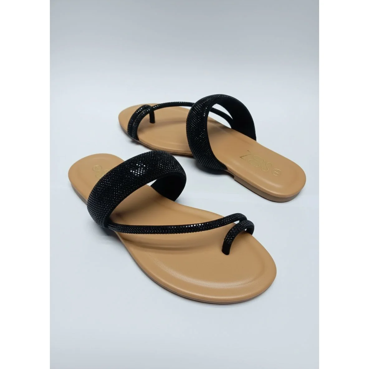 Women's Embellished Toe-Ring Flat Sandals - Image 5