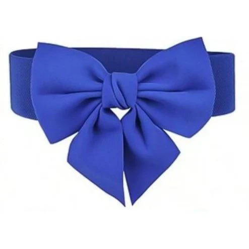 Women's Fashion Bow Belt Decorated with Elastic Waist Cover - Image 3