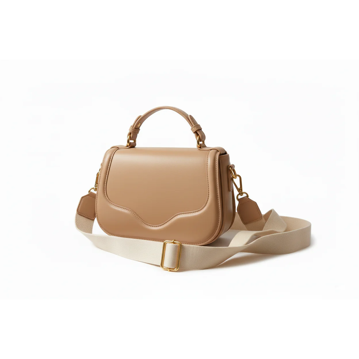 women's fashion handheld shoulder bag simple crossbody bag - Image 3
