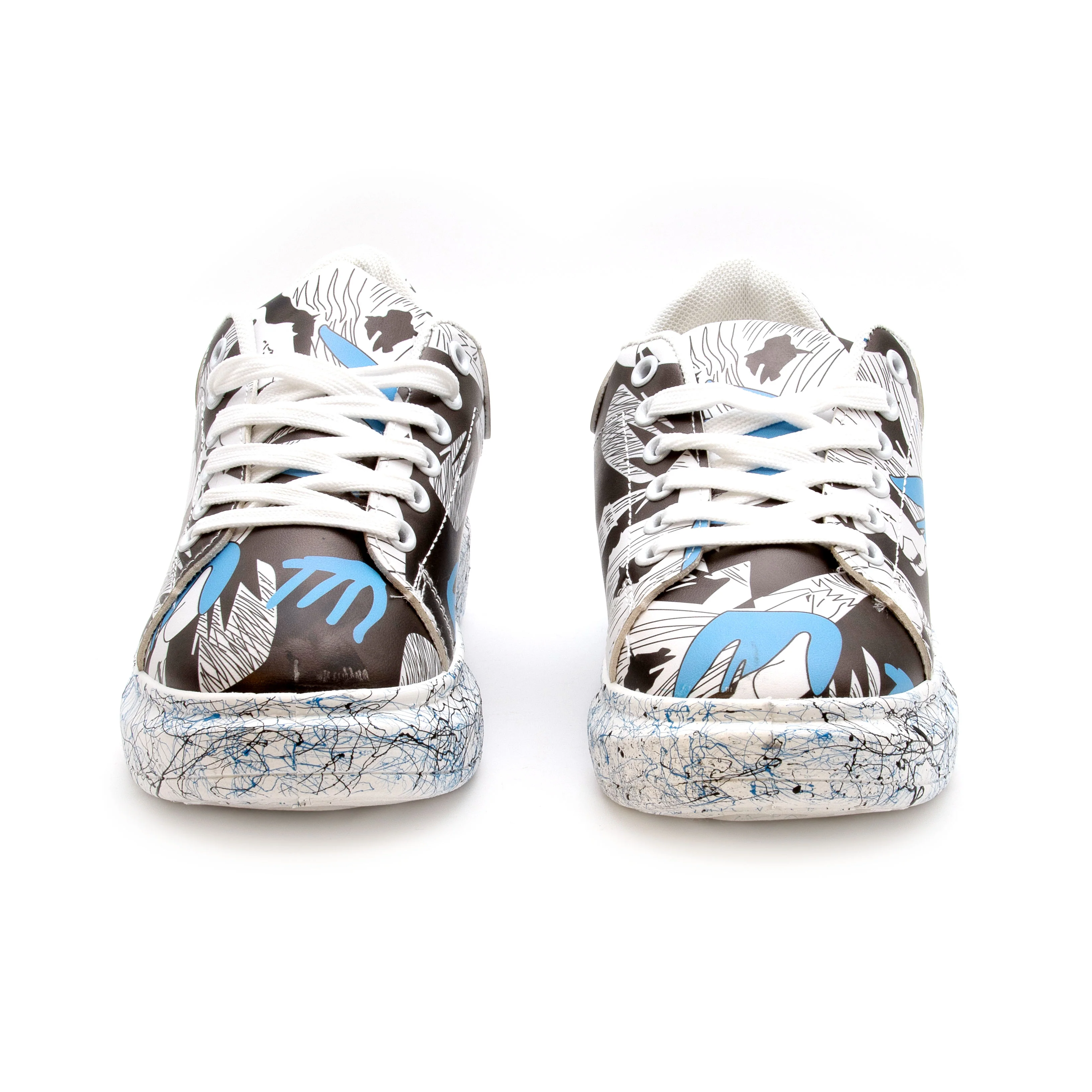 Fashion Lace Up Low Top Platform Shoes. - Image 13