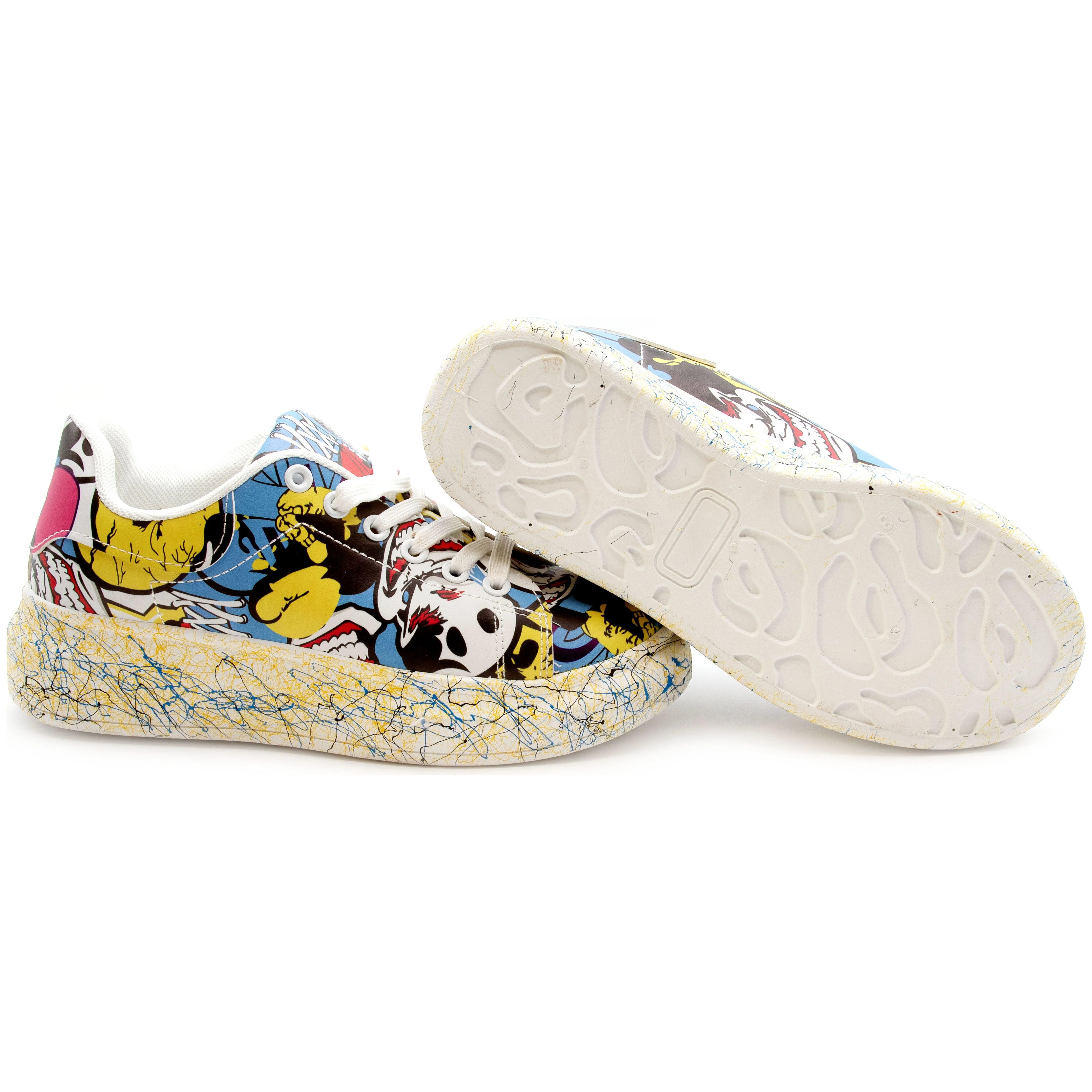 Fashion Lace Up Low Top Platform Shoes. - Image 15