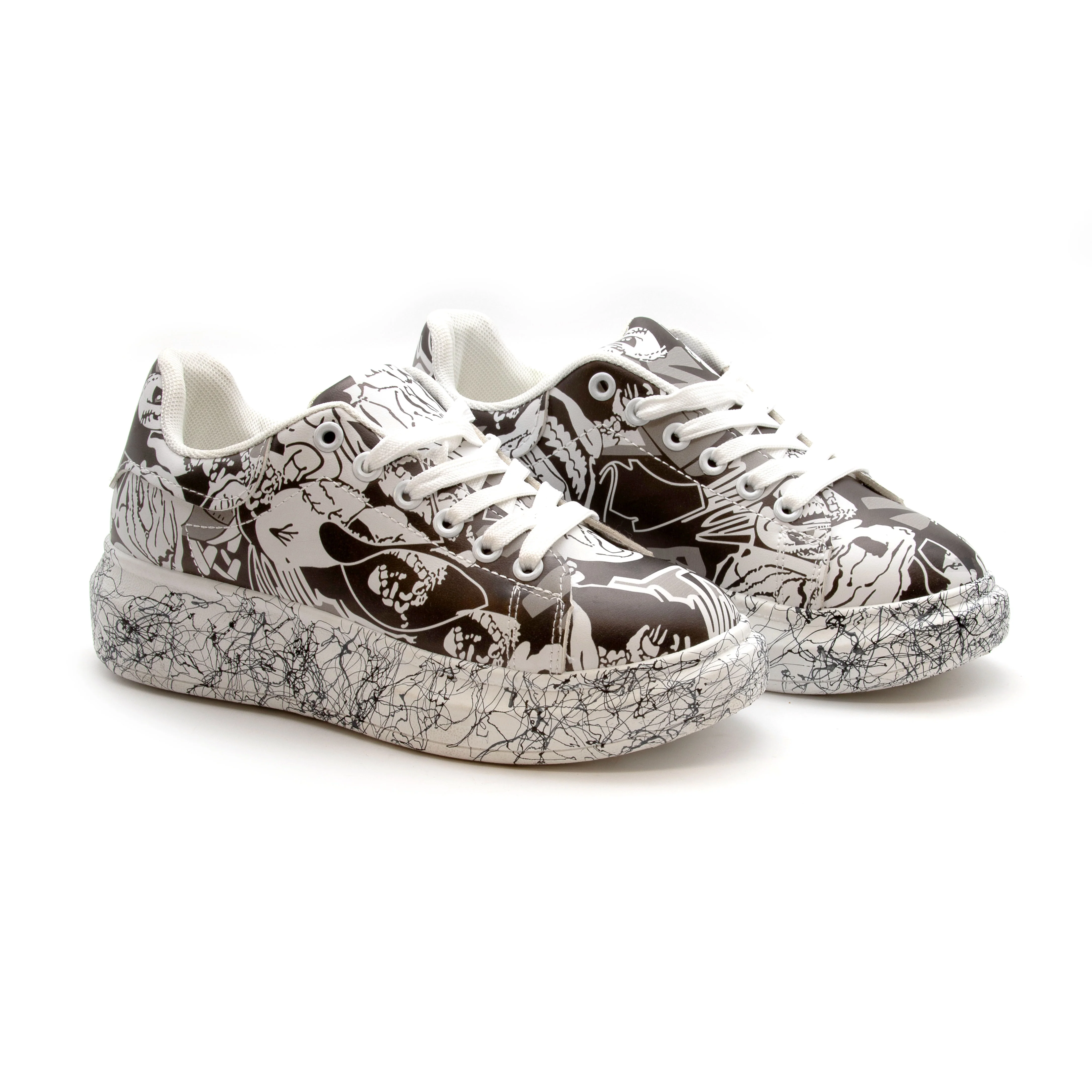 Fashion Lace Up Low Top Platform Shoes. - Image 16