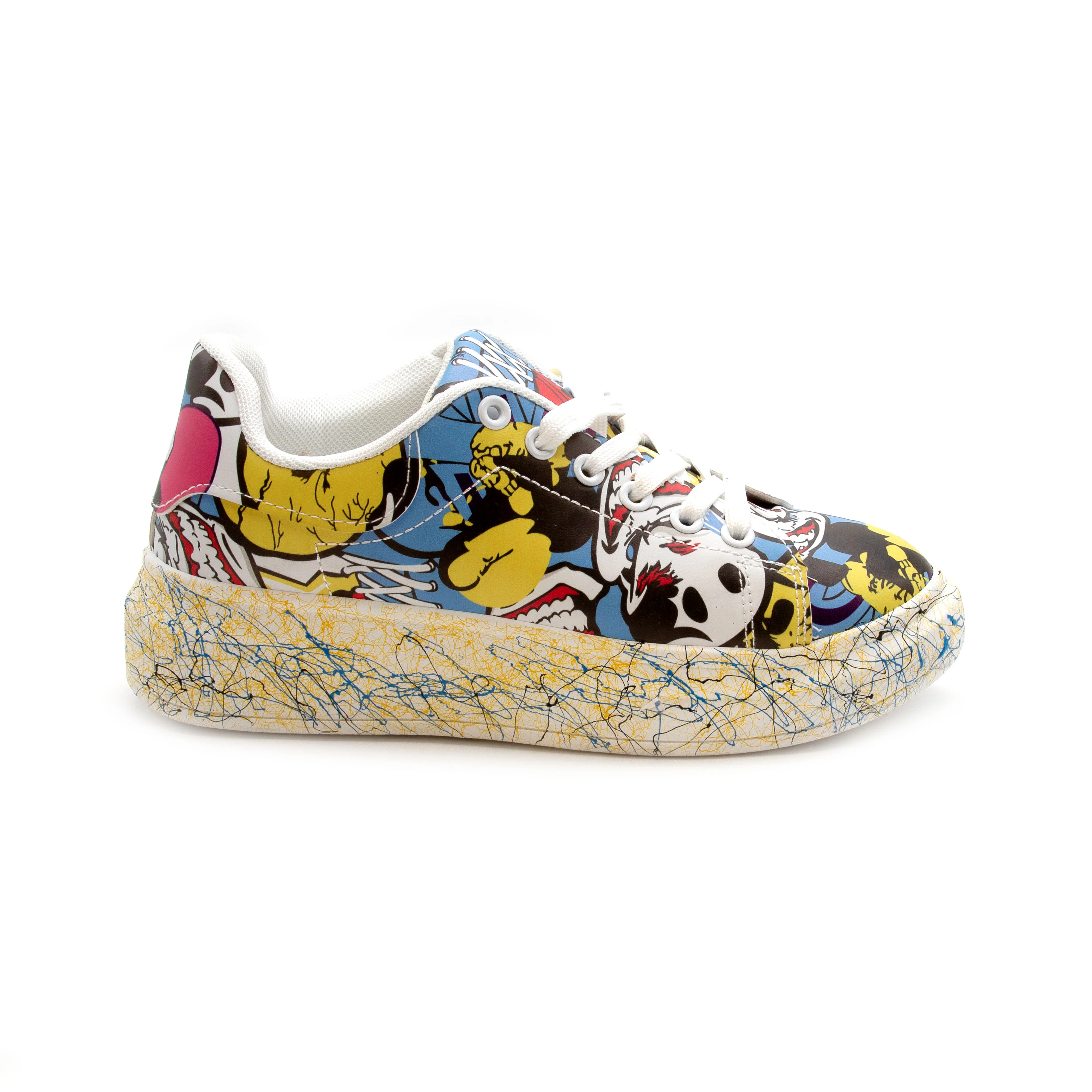 Fashion Lace Up Low Top Platform Shoes. - Image 17