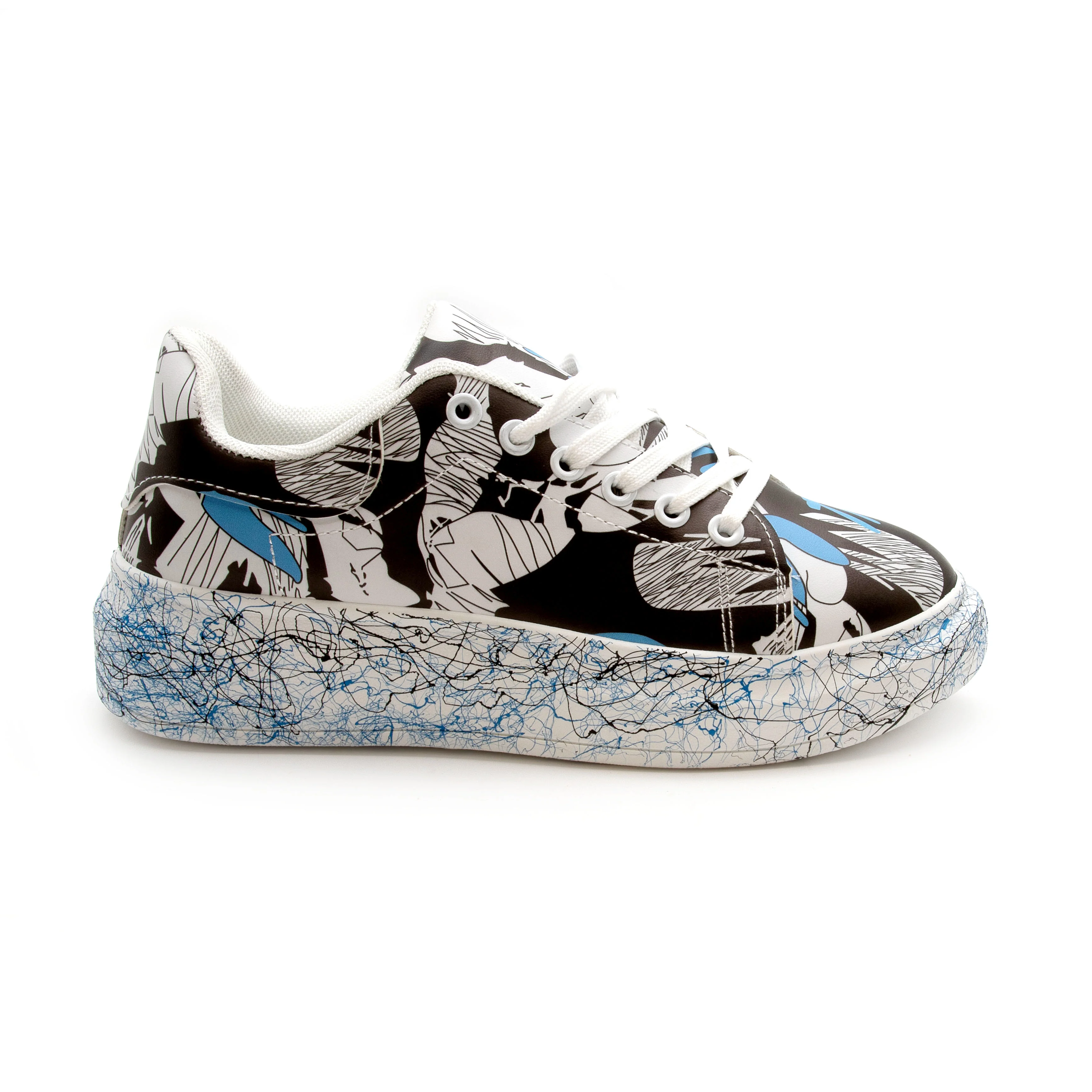 Fashion Lace Up Low Top Platform Shoes. - Image 19