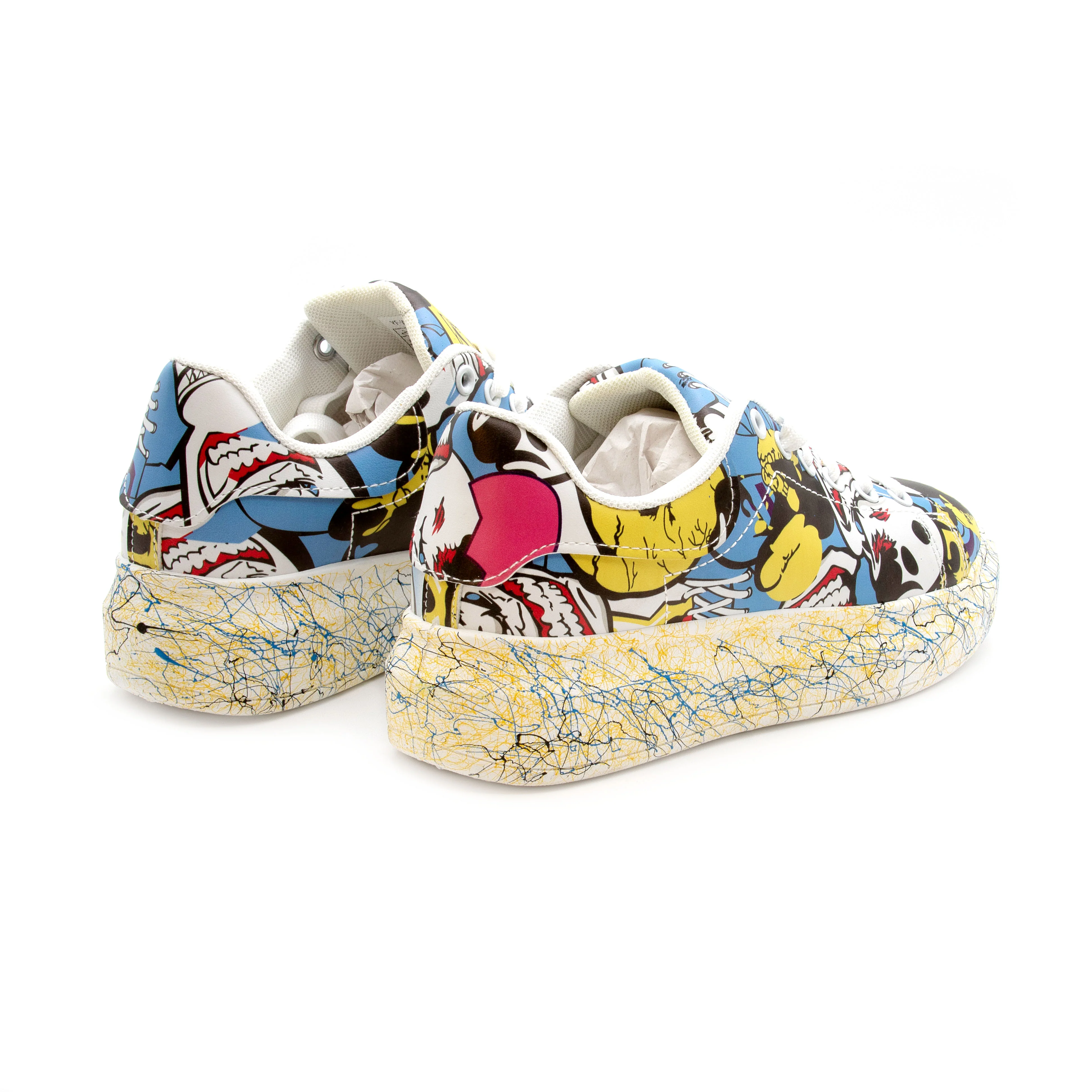 Fashion Lace Up Low Top Platform Shoes. - Image 8