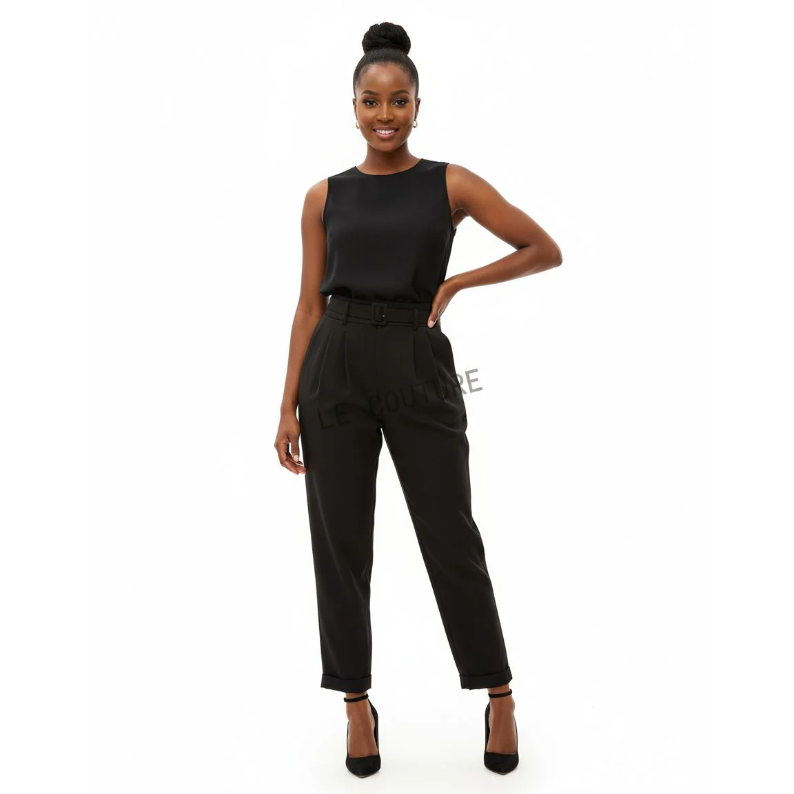 High Waist Wide Leg Quick-Dry Pants. - Image 4