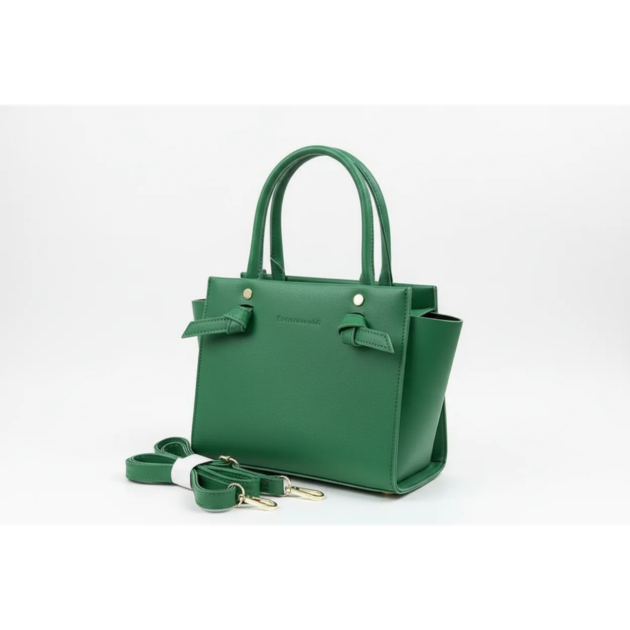 Women's Knotted Mini City Handbag - Image 3