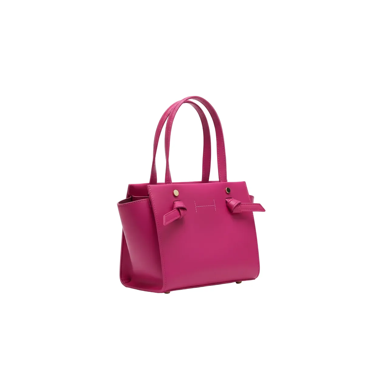 Women's Knotted Mini City Handbag - Image 4