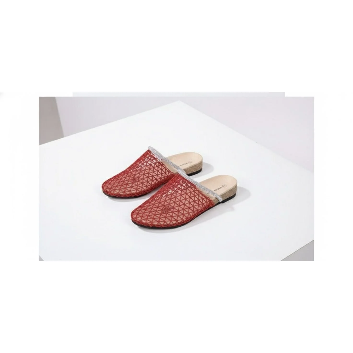Women's mesh slide sandals - Image 8