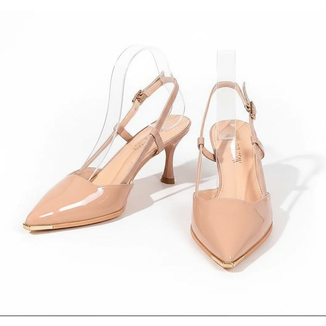 Women's Pointed-toe Stiletto Slingback High Heels - Image 3