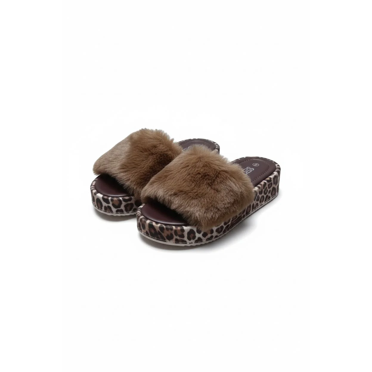 Women's Leopard Print Platform Slippers - Image 4