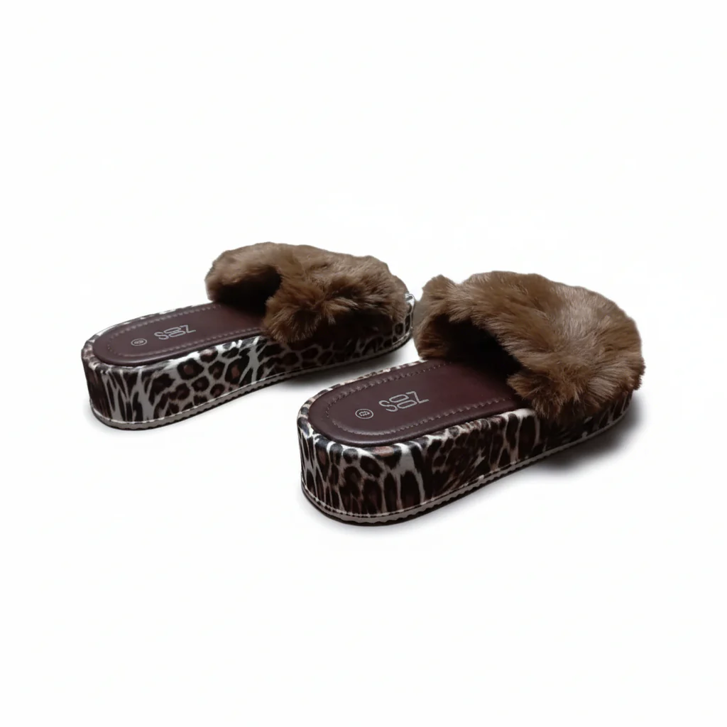 Women's Leopard Print Platform Slippers - Image 6