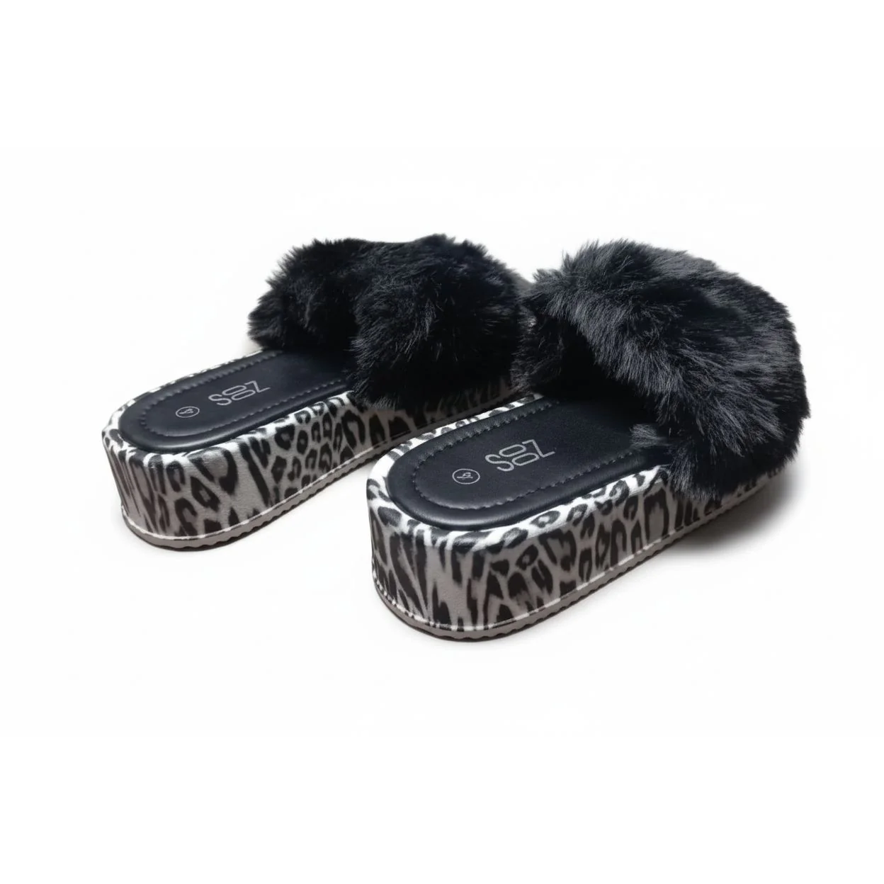 Women's Leopard Print Platform Slippers - Image 8