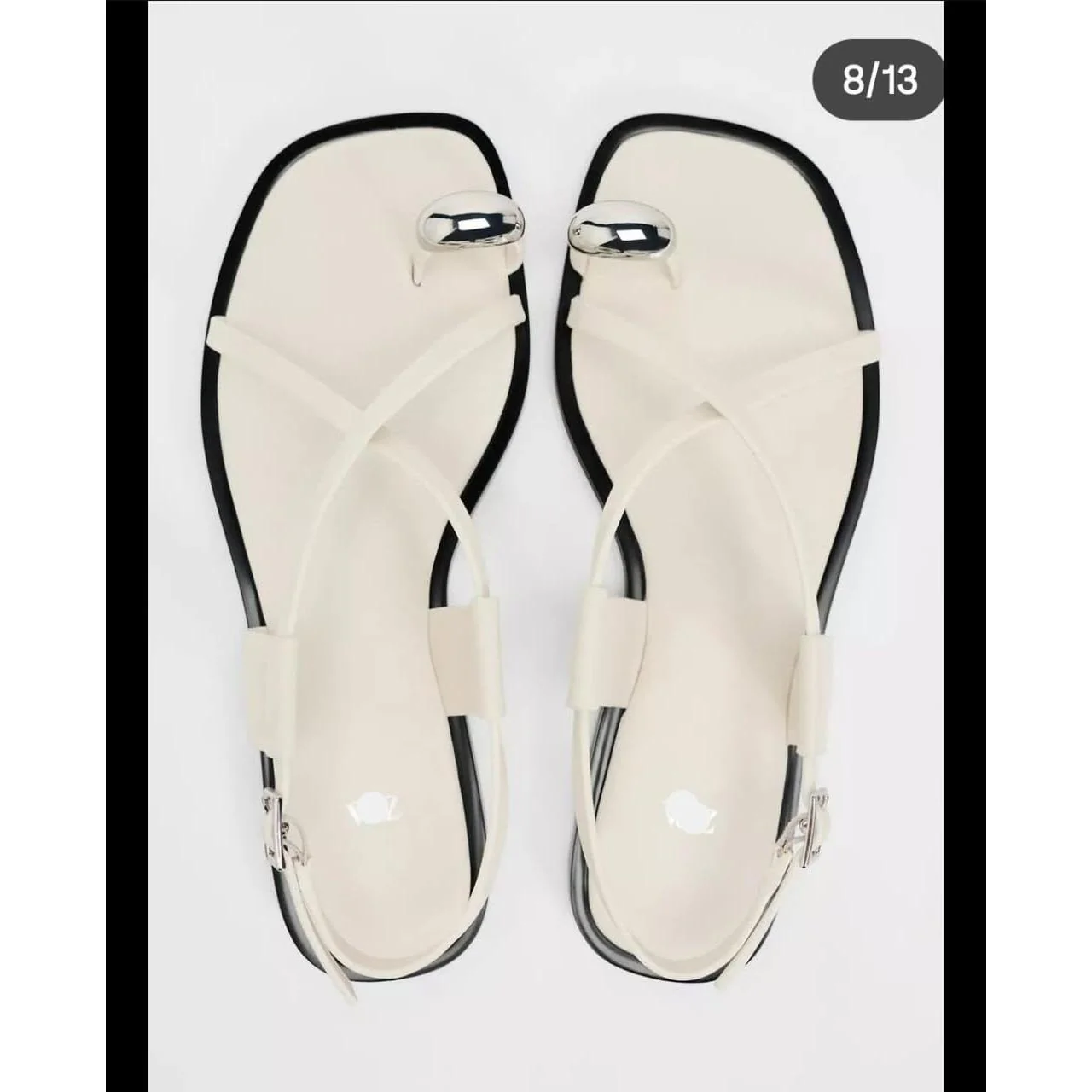 Women's Strappy Flat Slide Sandals - Image 6