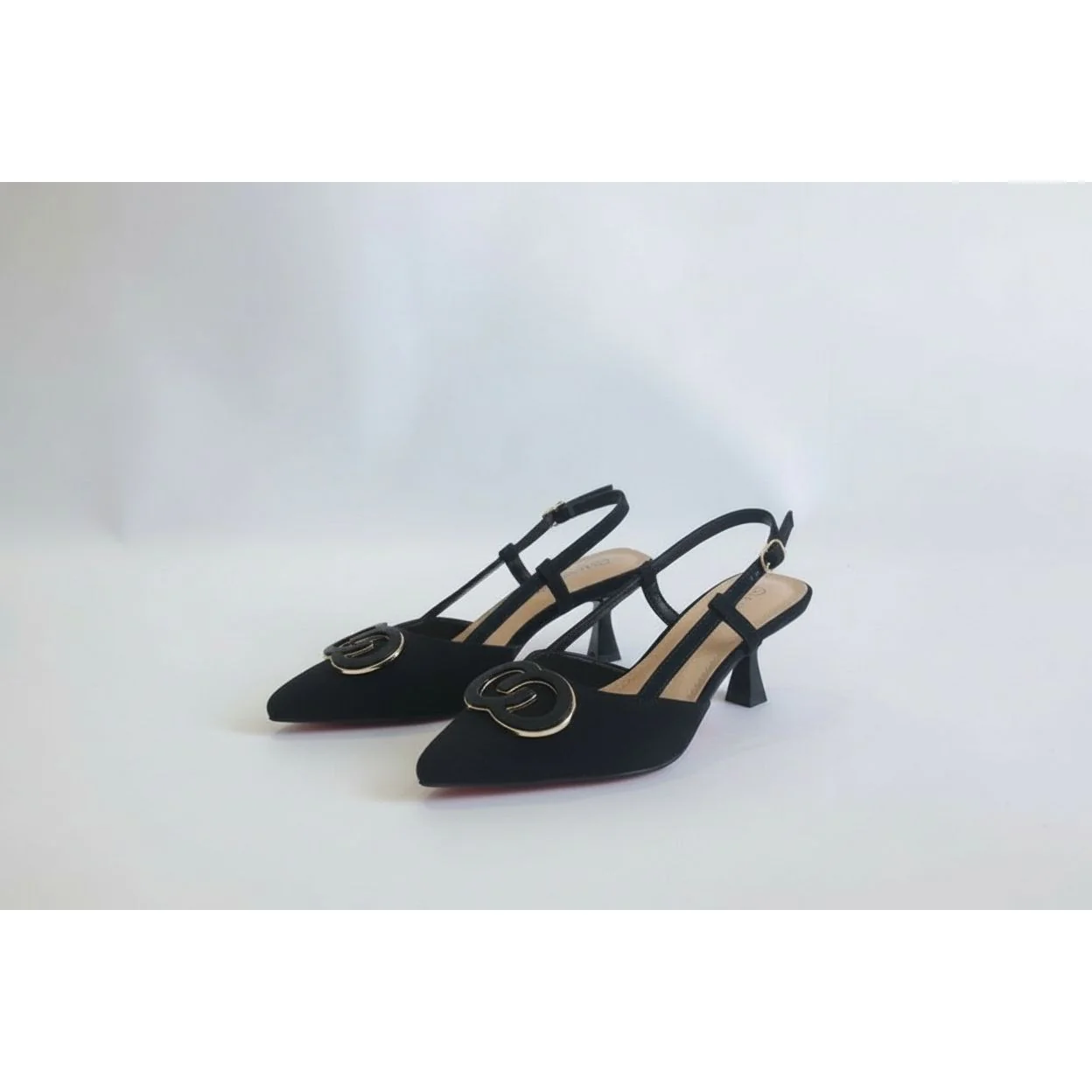Mid Slingback Pointed Court Heels - Image 2