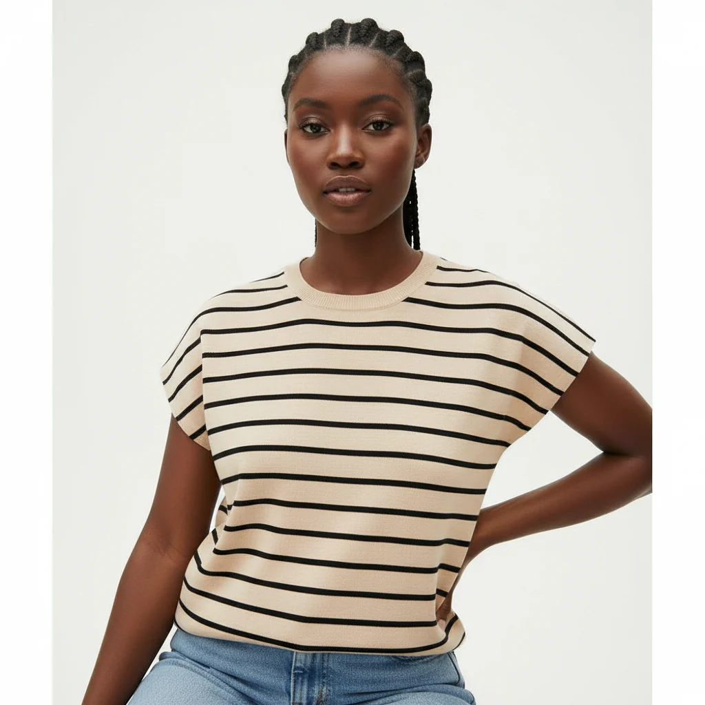 Women's Summer Casual Short Sleeve T-Shirt - Image 3