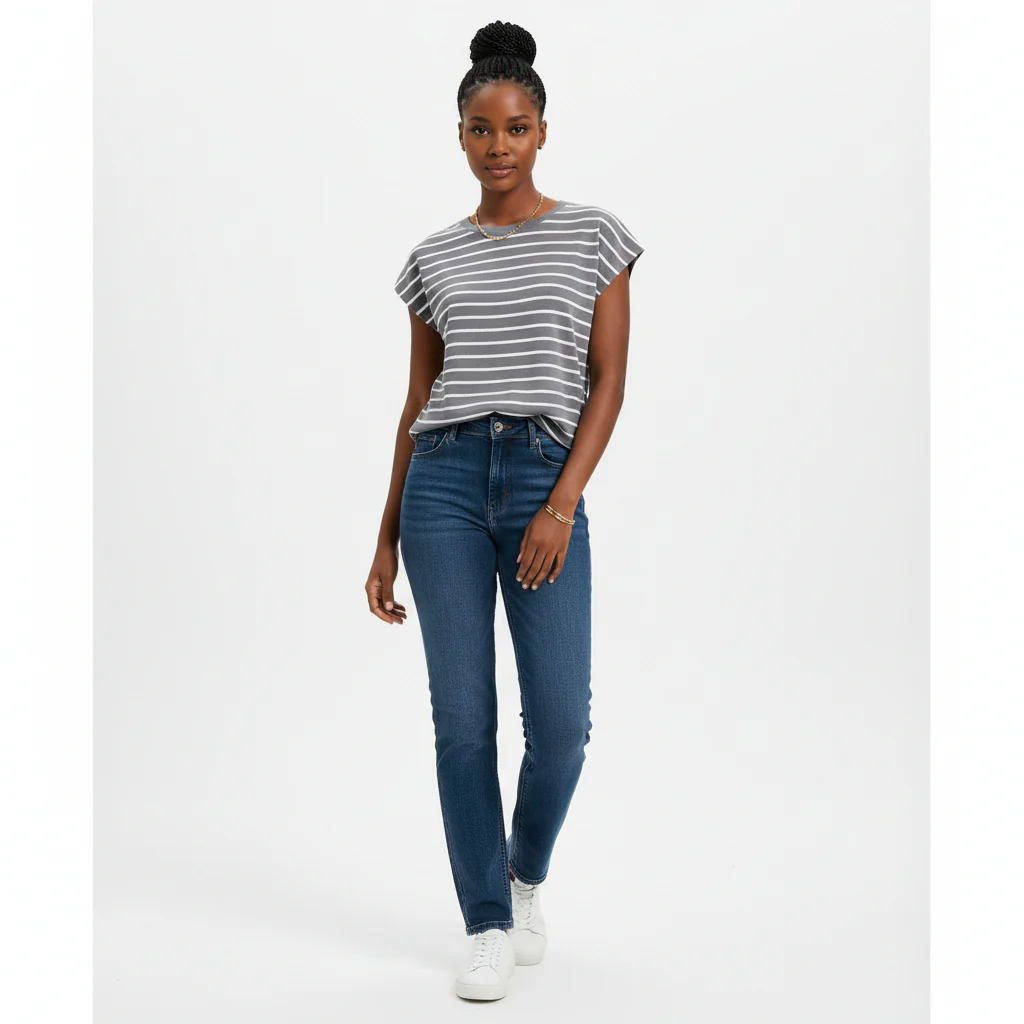 Women's Summer Casual Short Sleeve T-Shirt - Image 4