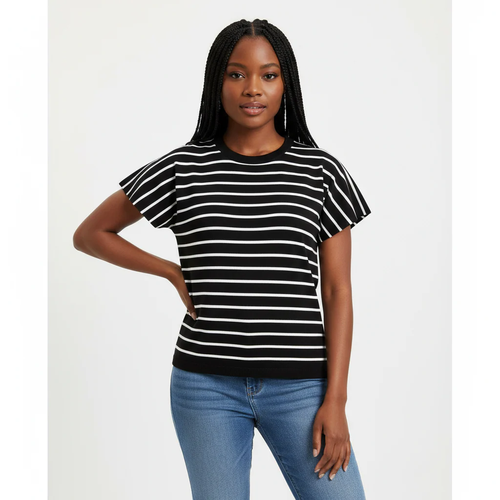 Women's Summer Casual Short Sleeve T-Shirt - Image 5