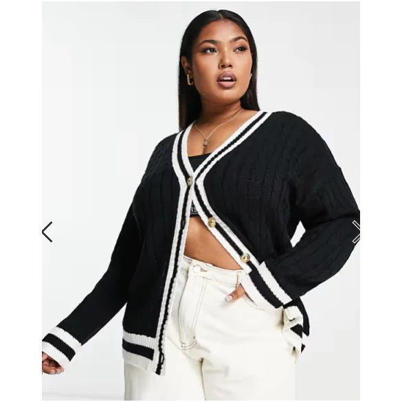 Wool Blend Fuzzy Knit Cardigan - Image 8