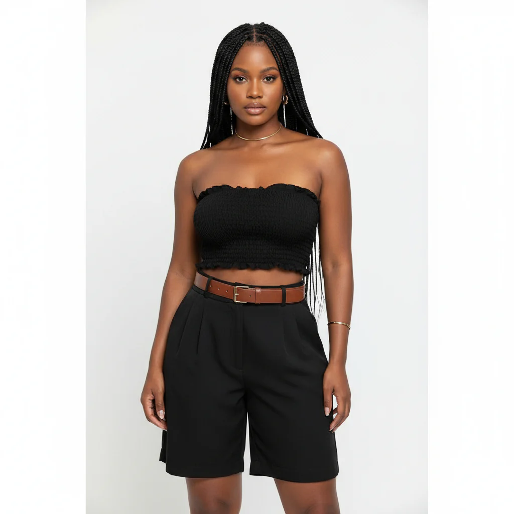 Woven Business Casual Bermuda Shorts Pants - Image 4