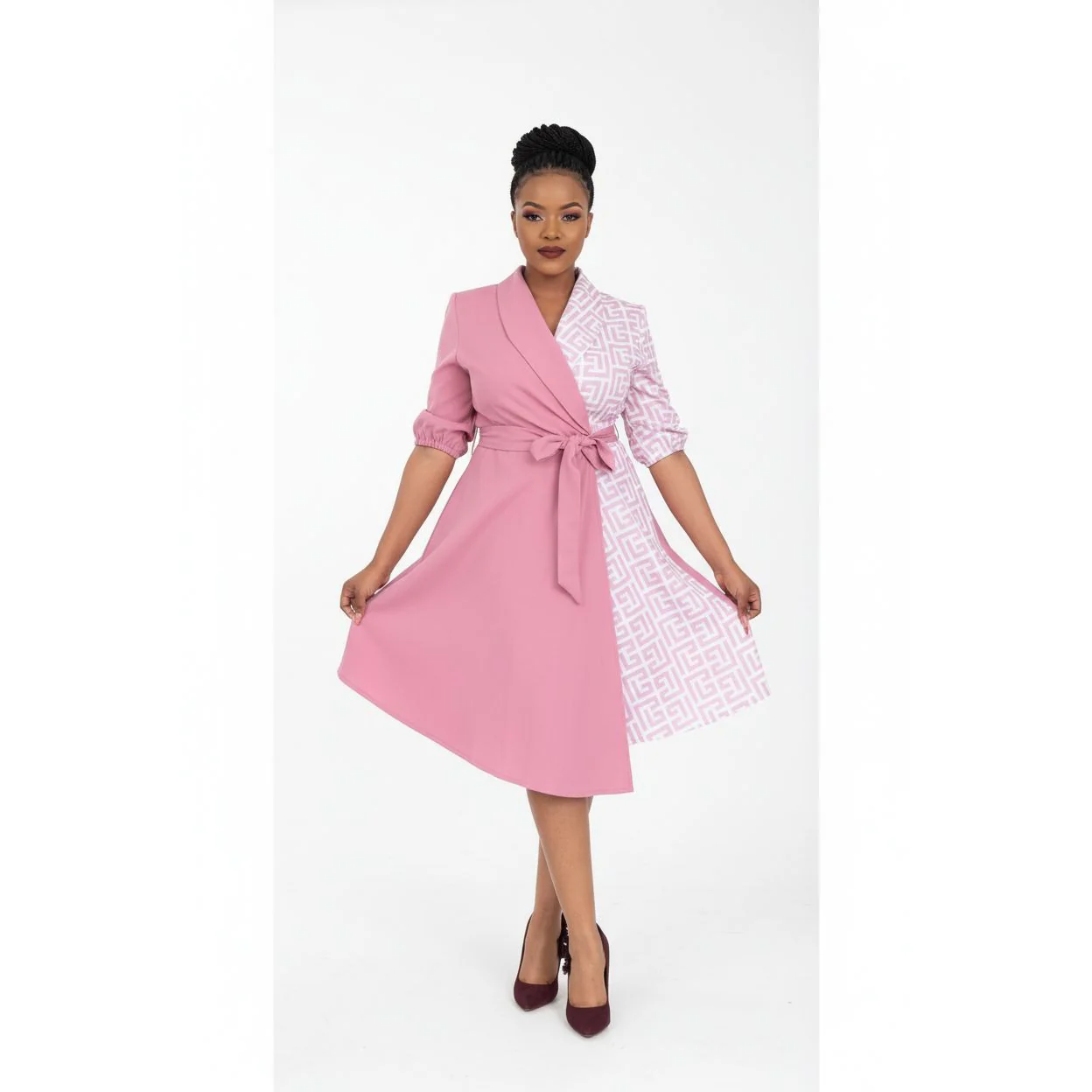 Wrap Around Pocket Dress