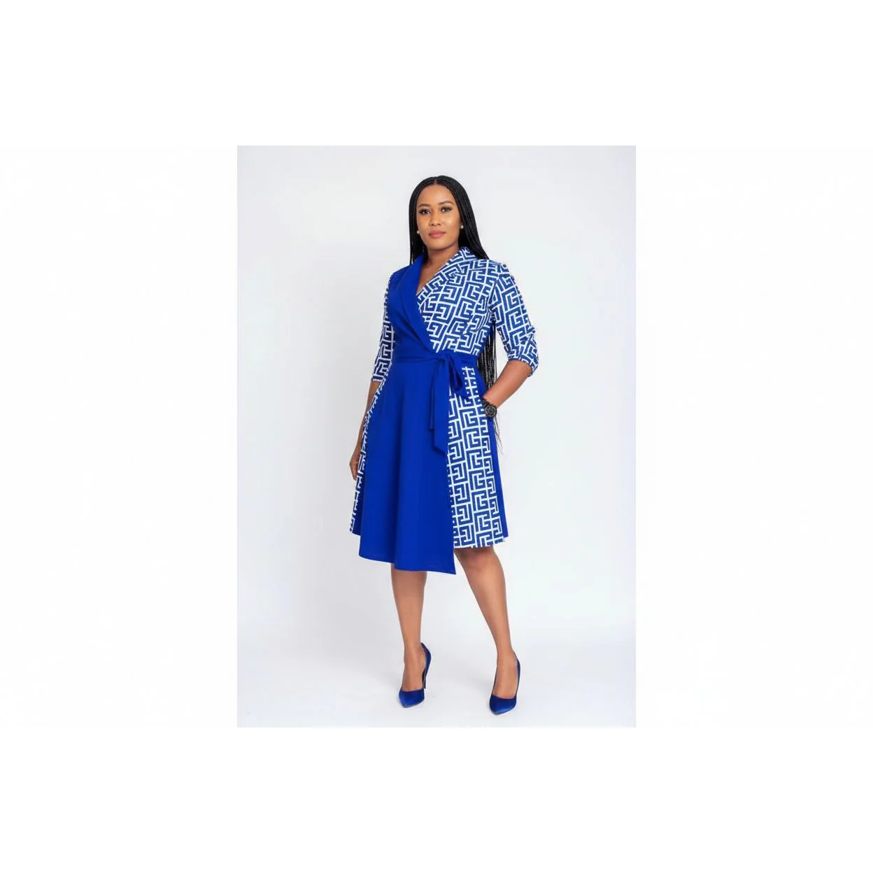 Wrap Around Pocket Dress - Image 2