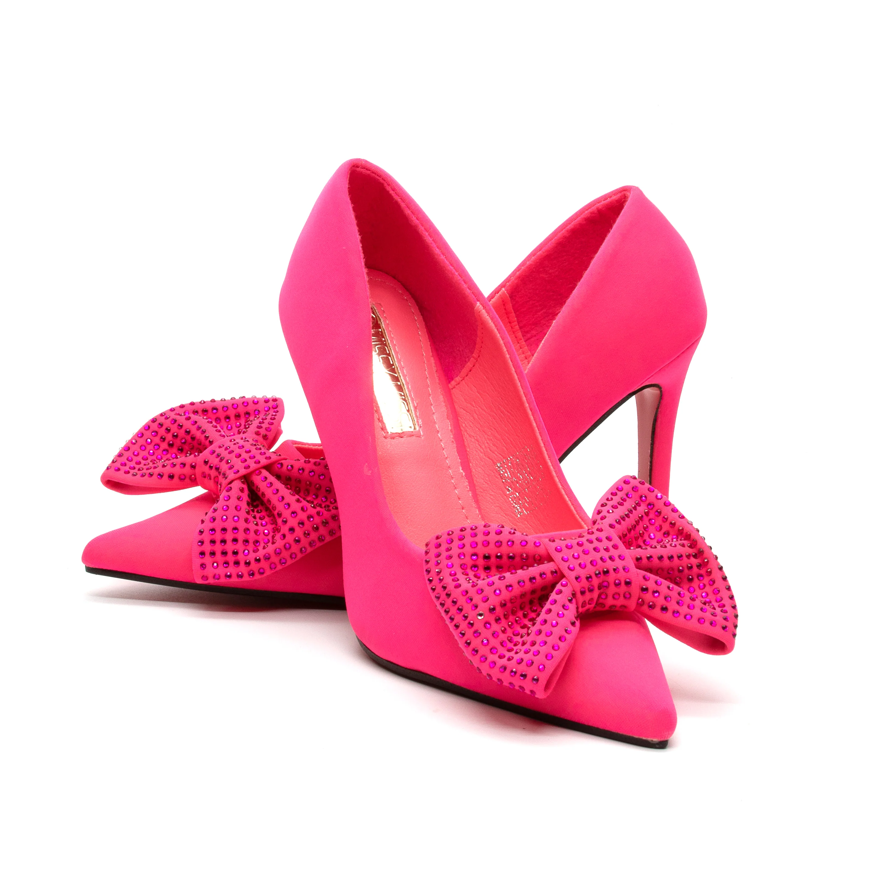 Bowknot Rhinestone Heels - Image 2